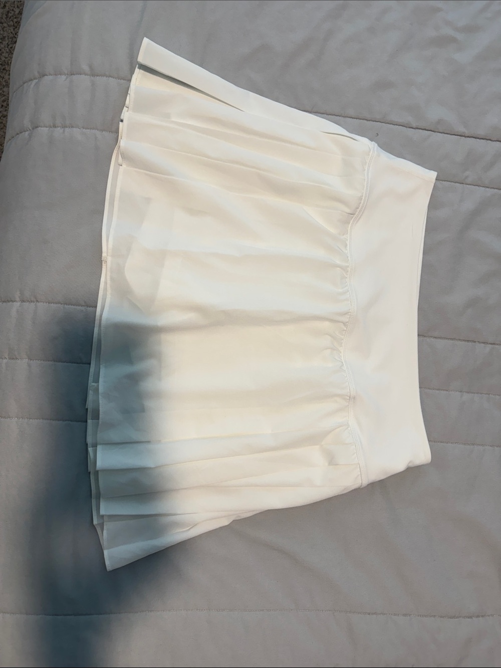 Source Unknown White Pleated Tennis Skort